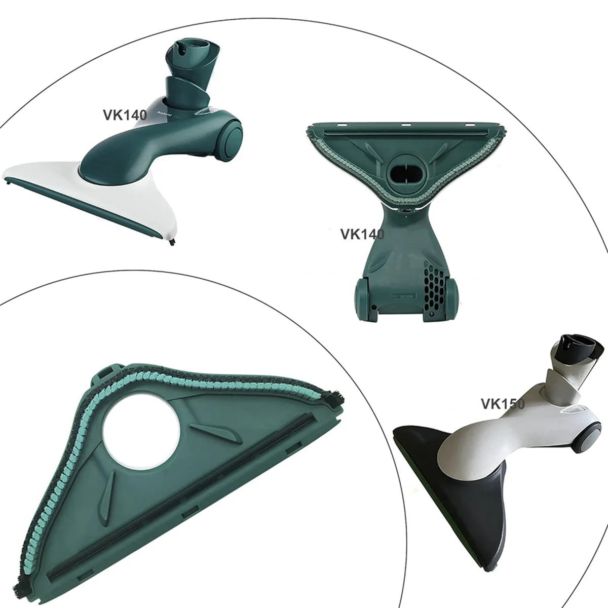 SANQ 2X لشعيرات Vorwerk Kobold VK140 VK150 لقطع غيار الفرشاة HD40 HD50