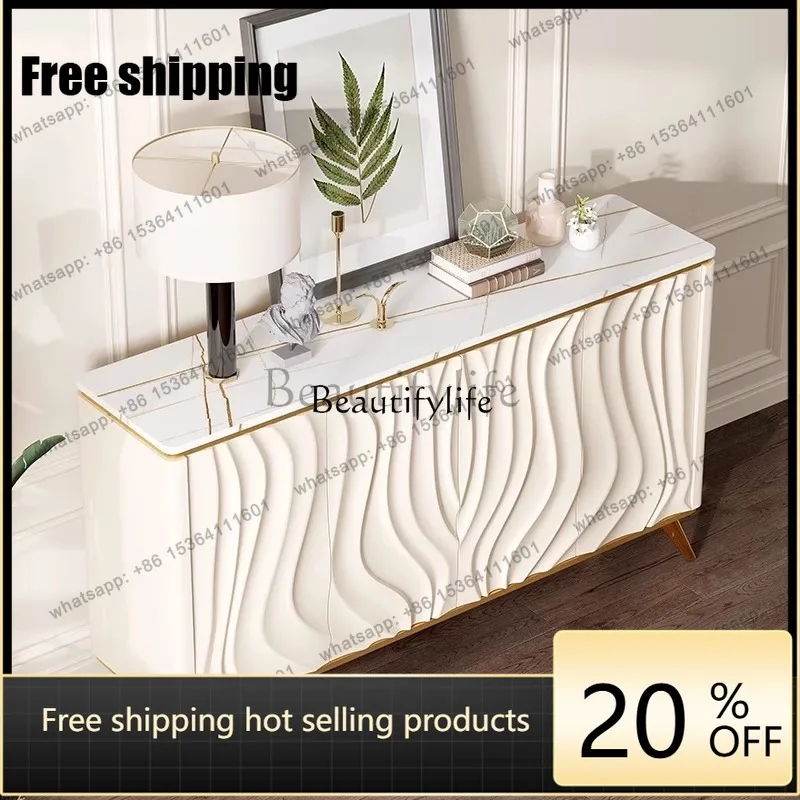 JJ Light luxury door cabinet, living room against the wall, storage storage, decoration living room, bedroom, dining side agains