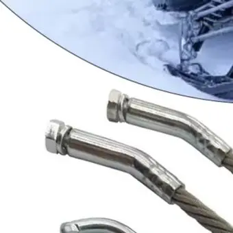 Ice Scratchers For For Snowmobiles 304 Stainless Steel Wire Rope Kit With Carbide Tips Enhanced Traction Cooling Replacement For