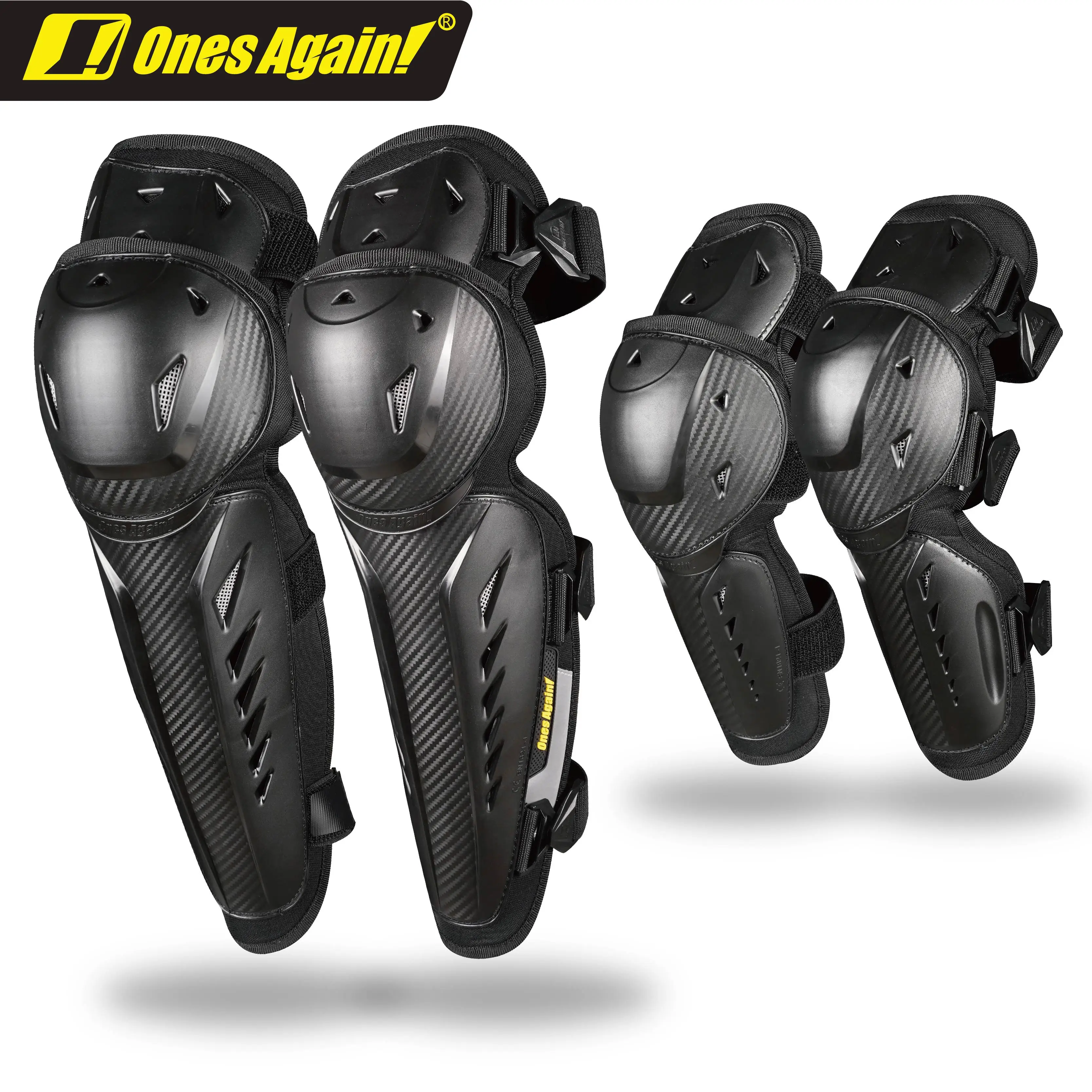 

Motorcycle knee pads and elbow pads four-piece motorcycle anti-fall Kneepad seasons knight equipment Motocross Protector Pads