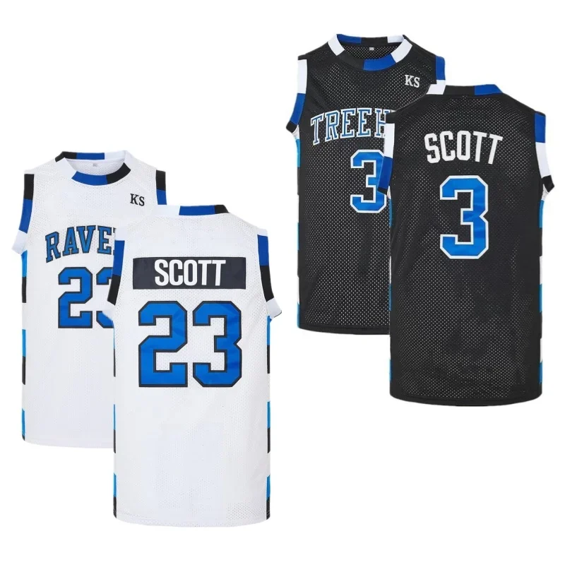 Movie ONE TREE HILL RAVENS #3 #23 SCOTT Basketball Jersey Mens Sports Tank Tops Cosplay Costumes Sewing Basketball Shirts Man