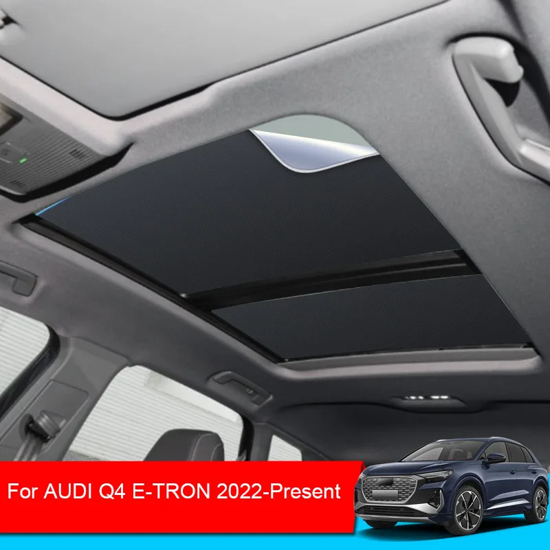 

Car Electrostatic Adsorption Sunroof Sunshade For Audi Q4 E-TRON 2022 2023 2024 2025 Heat Insulation Internal Auto Accessory