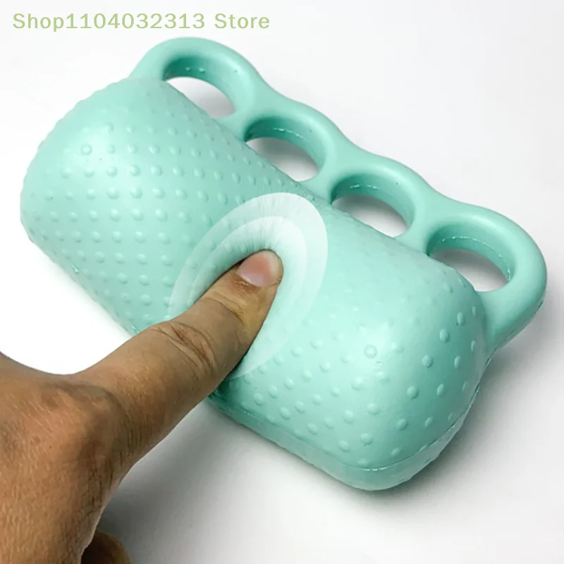 Portable Four-fingered Hand Strength Trainer Primary Grip Training Soft Ball Rehabilitation Massage Finger Ball Practice Hand