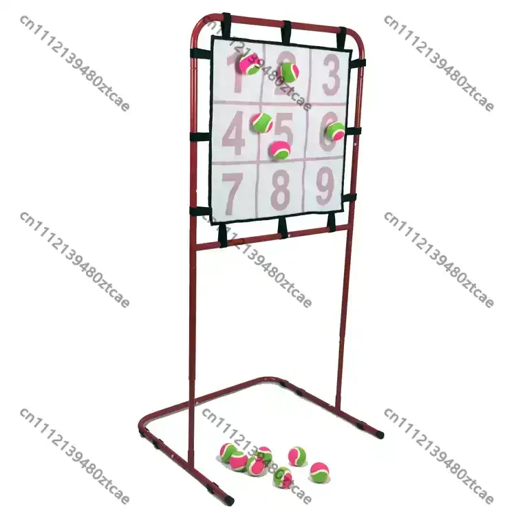 Baseball Softball 9 Grid Sticky Target Stand Throwing Sandbag Target Kids Aiming Training Early Education Sports Toy