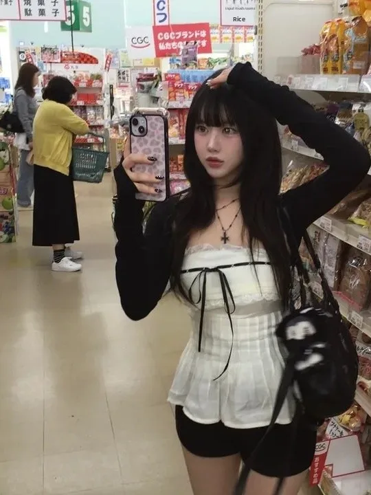 

Pure Desire Sle Women's Lace Trim ter Top Knot Slimming Strap Vest Chic Summer New Arrival