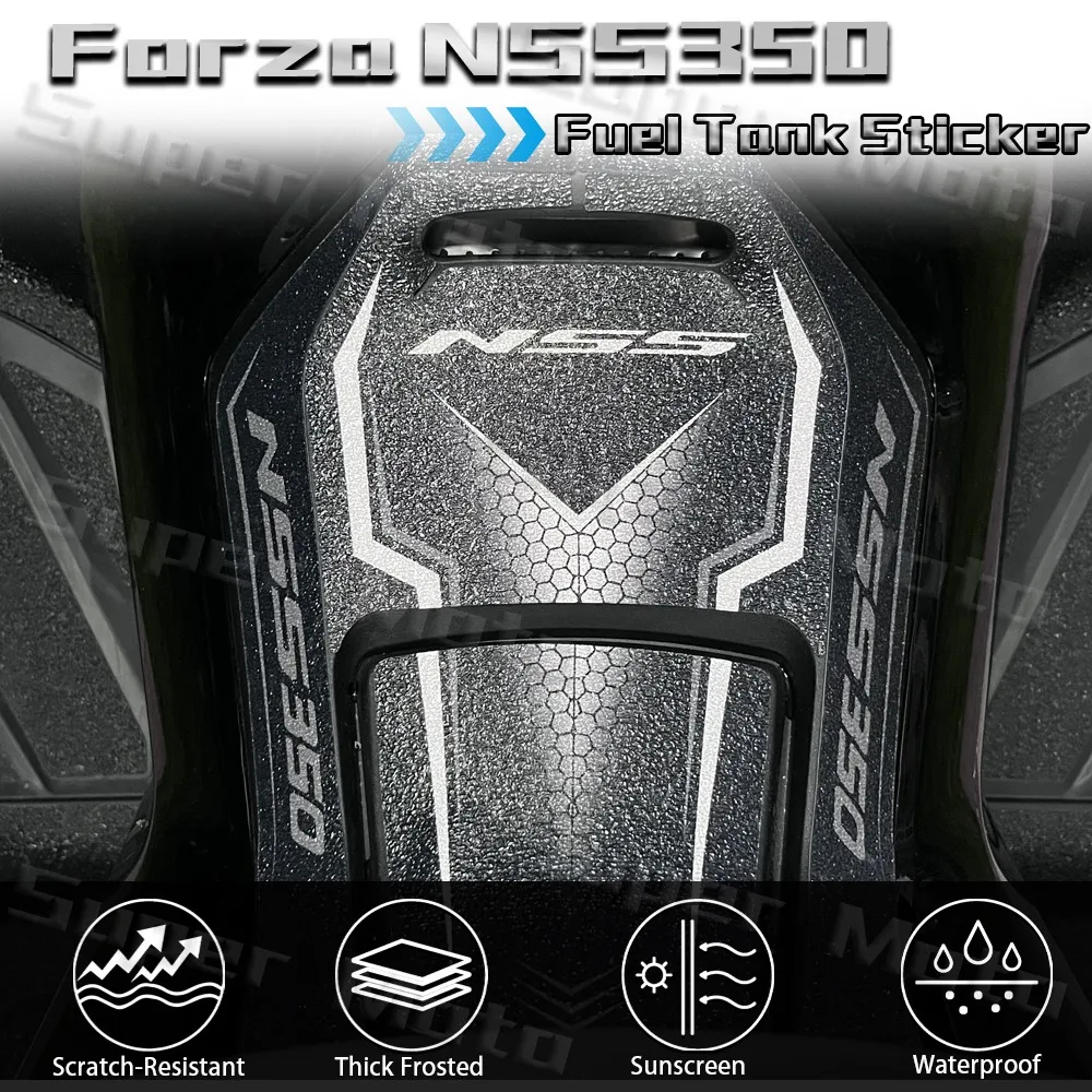 Motorcycle Frosted Oil Tank Sticker Protector Gas Fuel Knee Grip Traction Side Scratch Proof Decals For NSS350 Forza350 nss