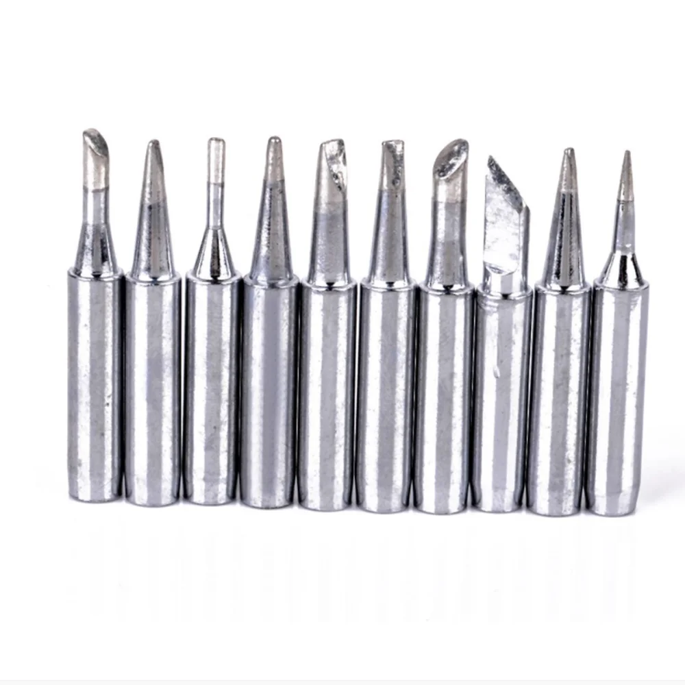 

10PCS/set Welding Tips Soldering head kit set 900M-T-I,B,K,1.2D,1.6D,2.4D,3.2D,1C,2C,3C,4C