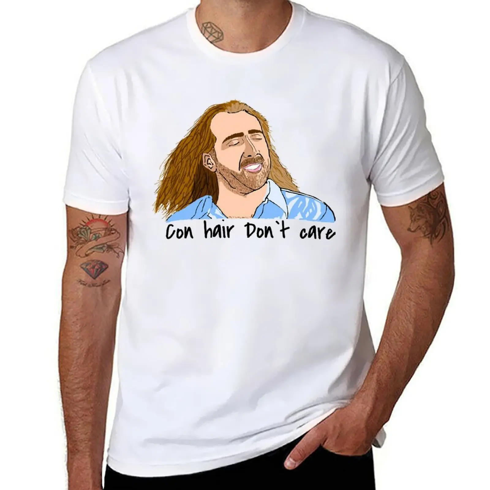 

Nic C.age Con Air Hair T-Shirt funny t shirts dark humor t shirt man luxury T-Shirt