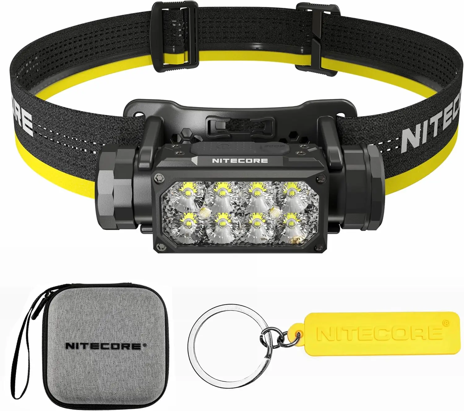 

2000 Lumen USB-C Rechargeable Headlamp, IP68 Waterproof, High Efficiency LED for Outdoor Activities