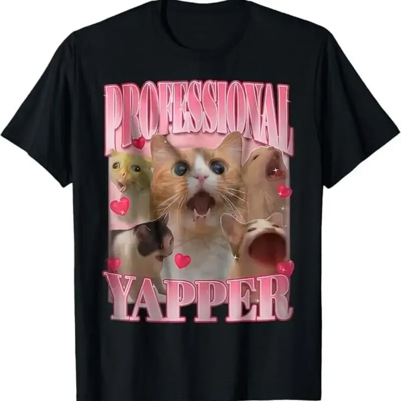 Professional Yapper Cat Funny Oddly Specific Meme T Shirt