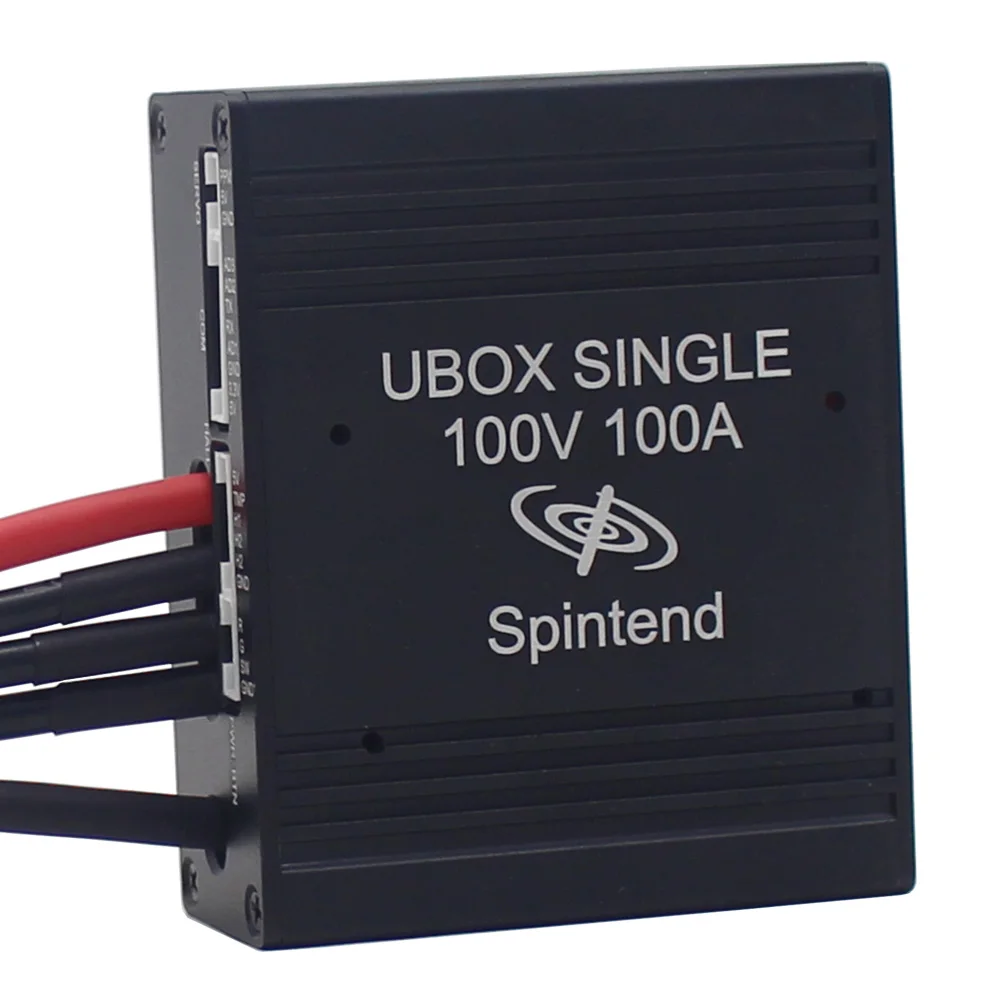 Single Ubox 100V 100A Motor Speed Controller Based on VESC with Aluminum Cooling Plate for Escooter Ebike Onewheel Skateboard