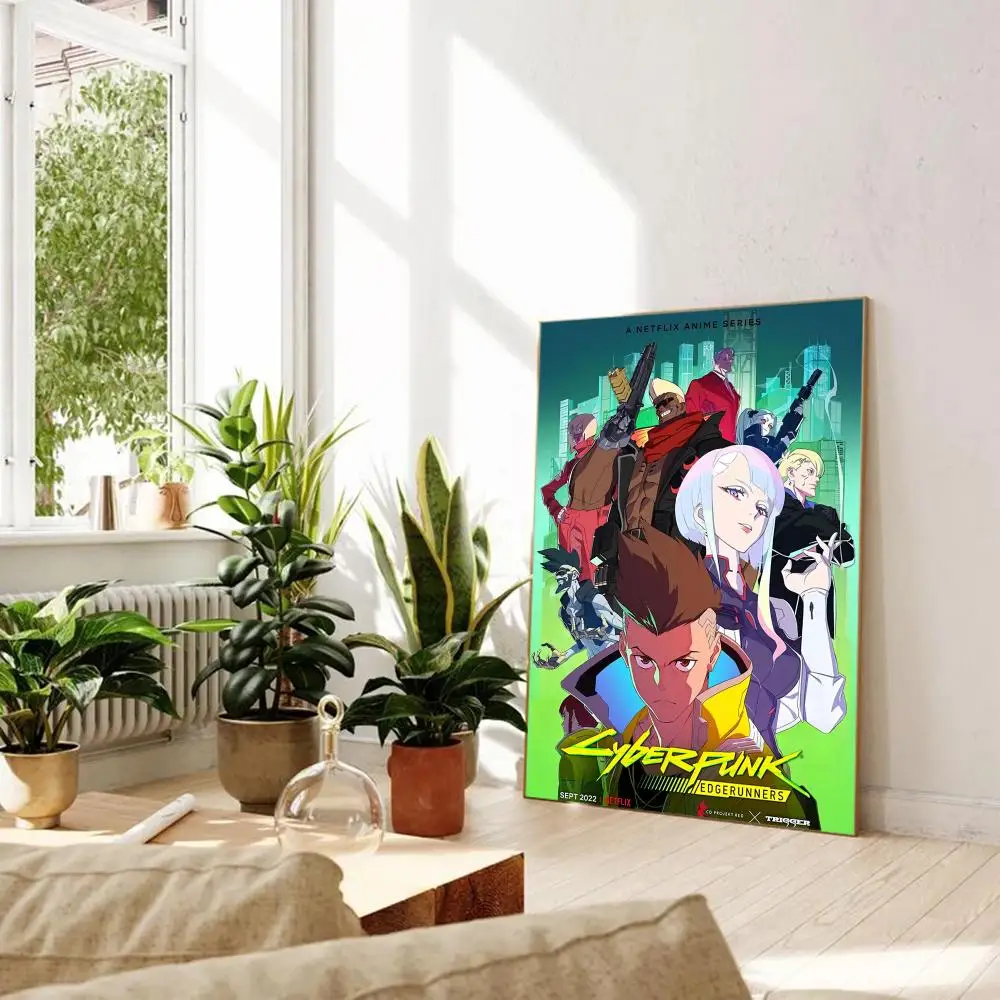 Anime C-Cyberpunk E-Edgerunners Good Quality Prints and Posters Vintage Room Bar Cafe Decor Home Decor