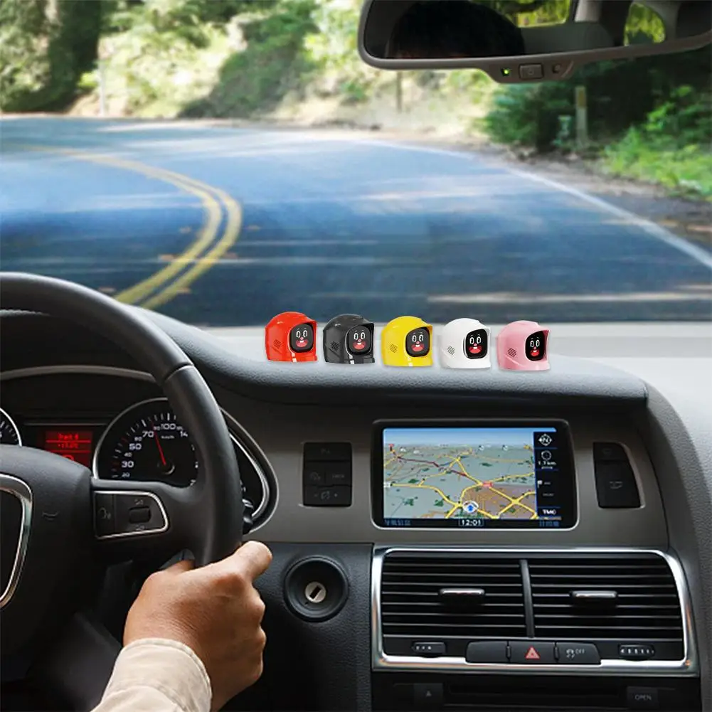 

Intelligent Robot Car Toy Ornament Car Electronic Pet Interior Car Ornaments Play Gift Smart Partner Tide V7K0