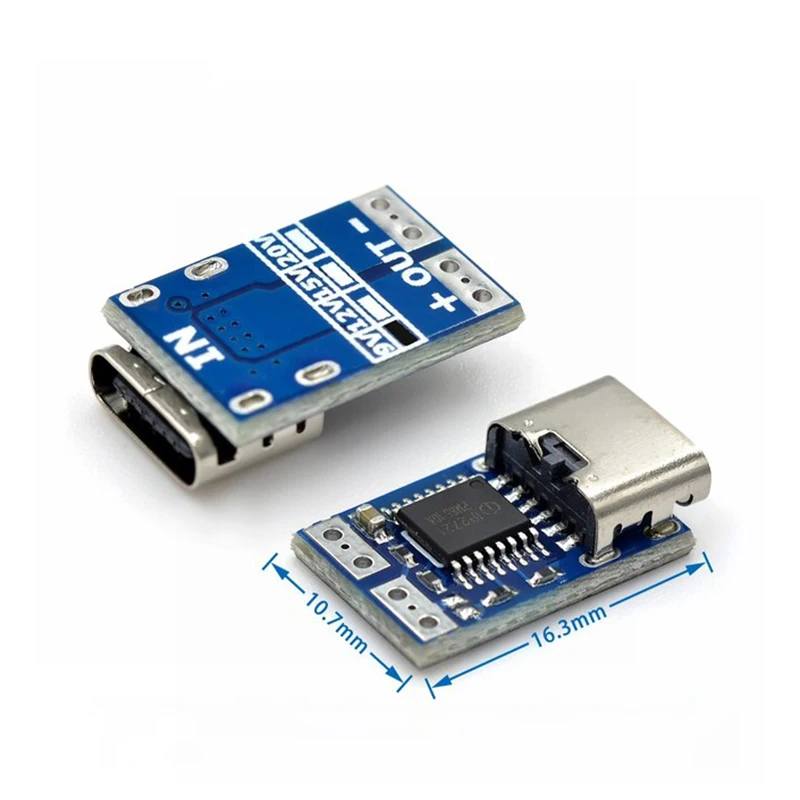 

1PCS Type-C PD Decoy Module PD23.0 to DC DC Trigger Extension Cable QC4 Charger 9V 12V 15V 20V PDC004-PD