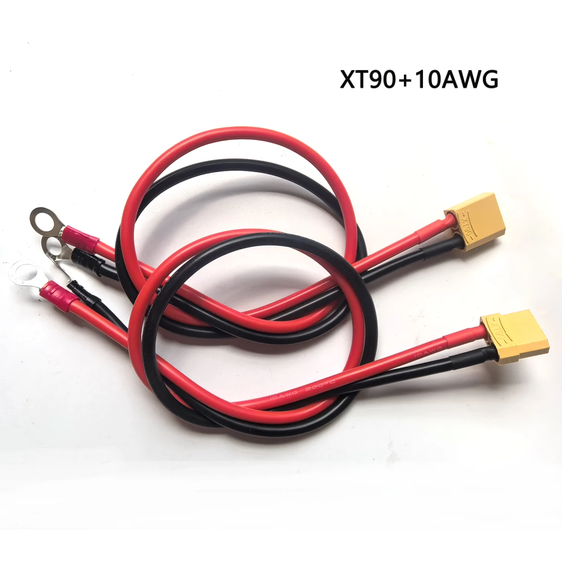 XT60 X90 auf M8 O-Ring-Ösen-Batterieanschluss-Stecker-Kabel 10/12AWG Ladeanschluss für RC Lipo-Akku FPV Racing – Detail 9