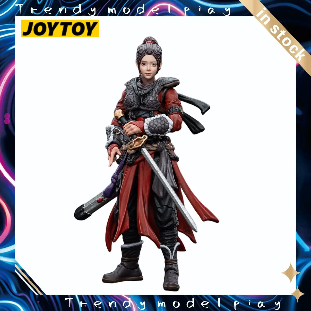 

In Stock Original JOYTOY Model Dark Source-Jianghu Yunping Qin Action Figure Toys Figures Ornaments Collection Gifts