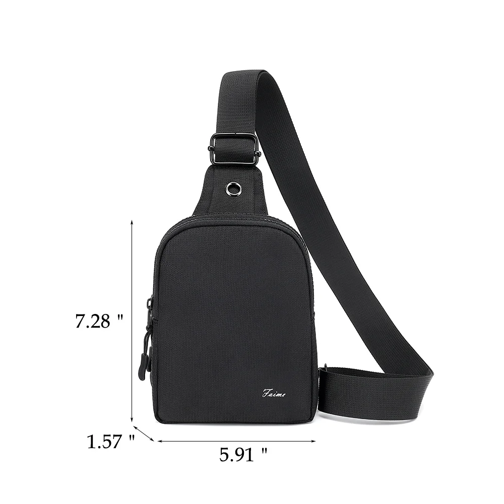 Woman Men Shoulder Bag Nylon Waist Packs Sling Bag Male Small Crossbody Chest Bag Outdoor Sport Messenger Bags Travel Carry Bags