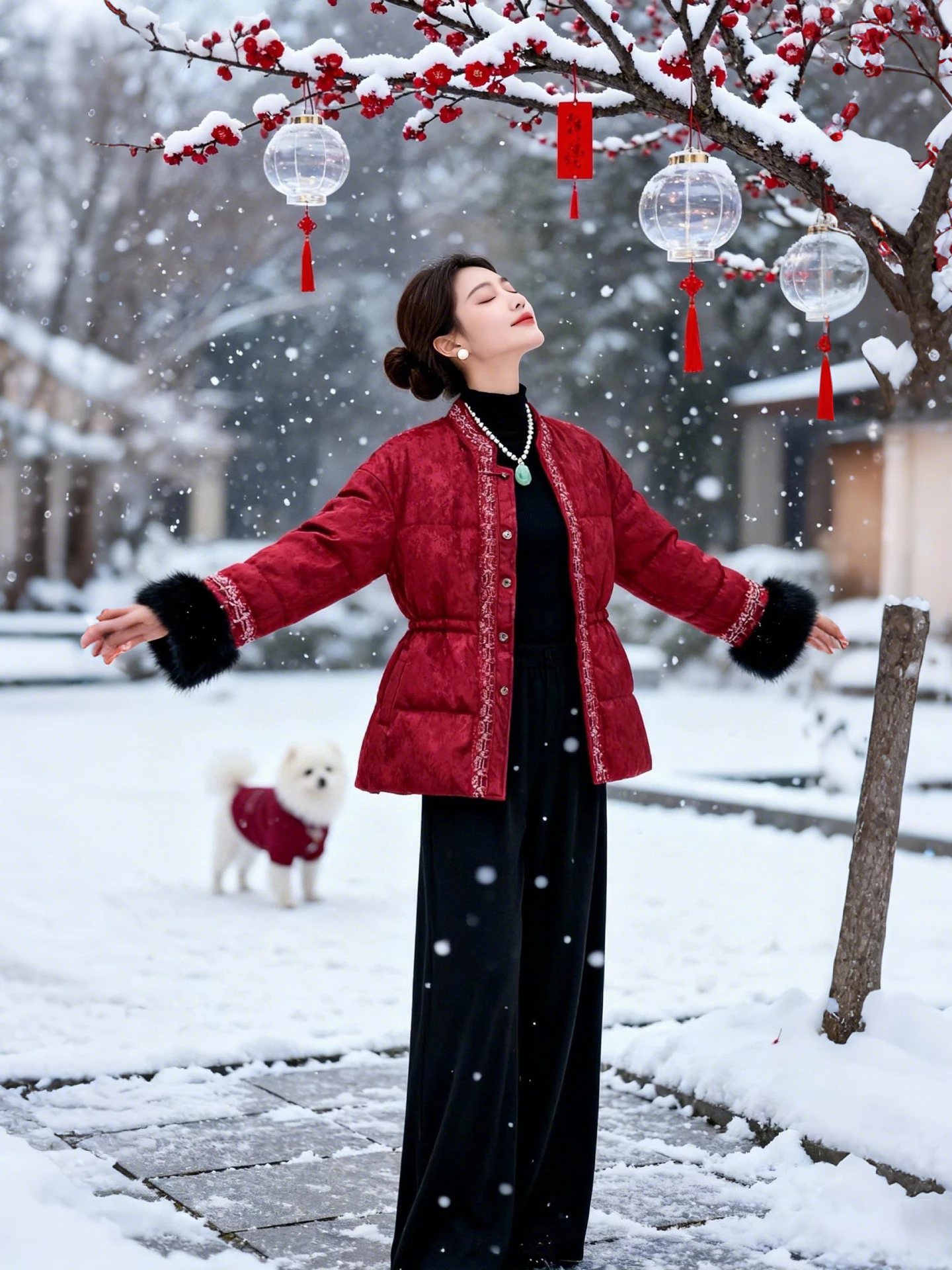 

Fashionable Mom New Year's Robe 2026 New Style Winter Ladies Thick Warm Mid-Length Cotton Jacket Korean Loose Fit Long Sleeve