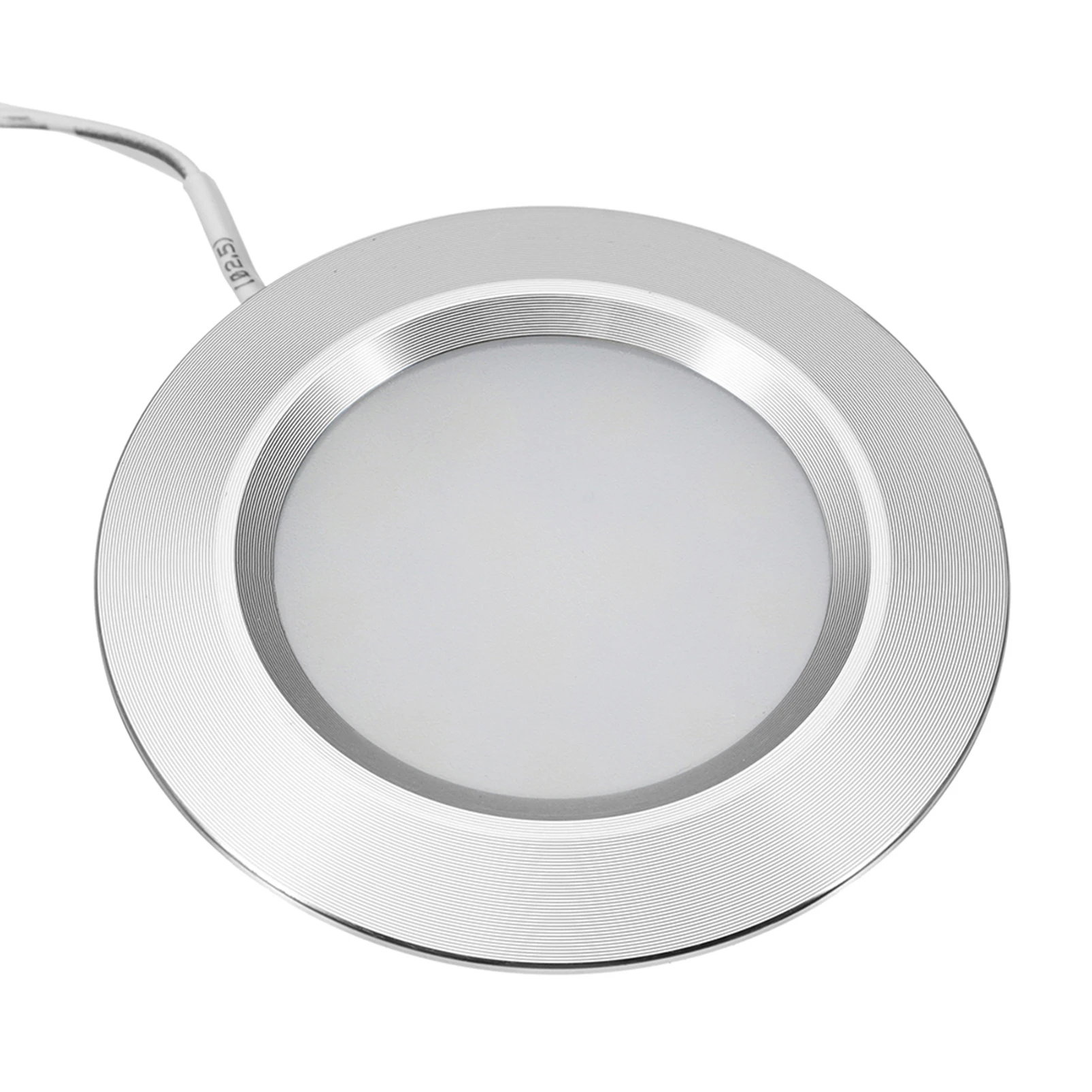 Recessed 12LED RV Boat Recessed Ceiling Light 12V Led Lights Round Shape Ultra-Thin Camper Interior Lighting Small Downlight