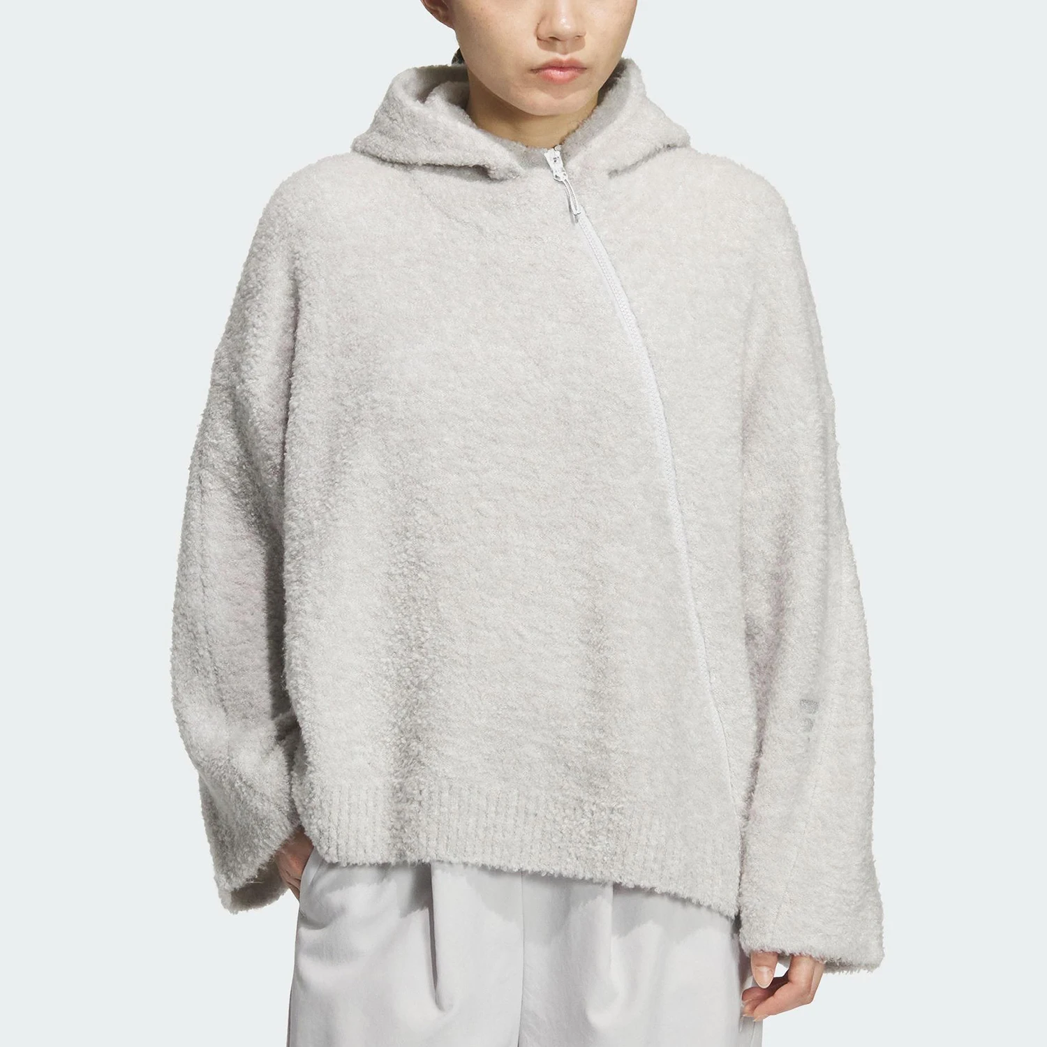 

Женский модный трикотажный топ свободного кроя с капюшоном Adidas Originals KC5782