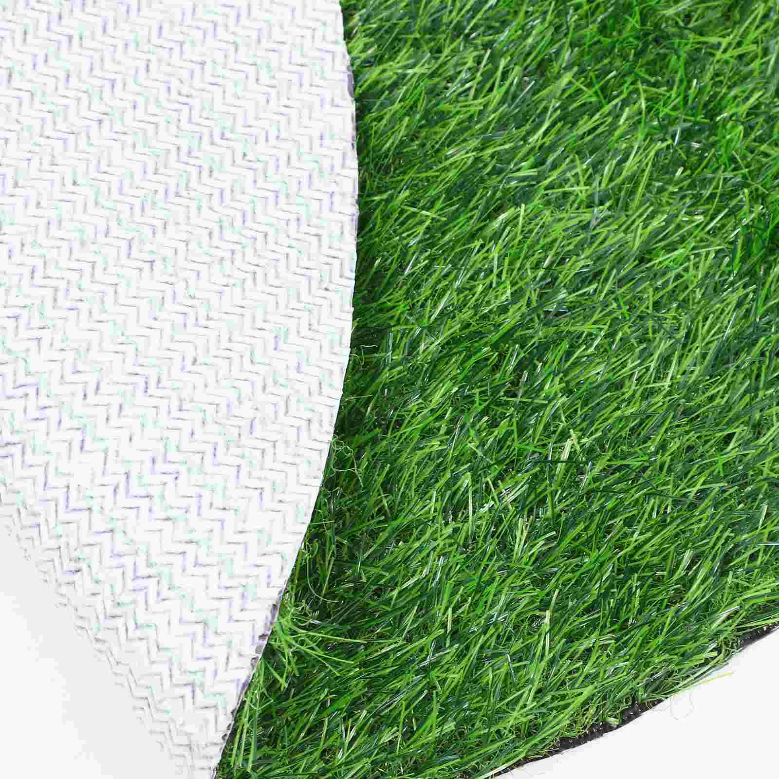 70cm Diameter Manhole Cover Decorative Artificial Grass Mat Outdoor Dining Center Rug Fake Grass for Buffet Tables