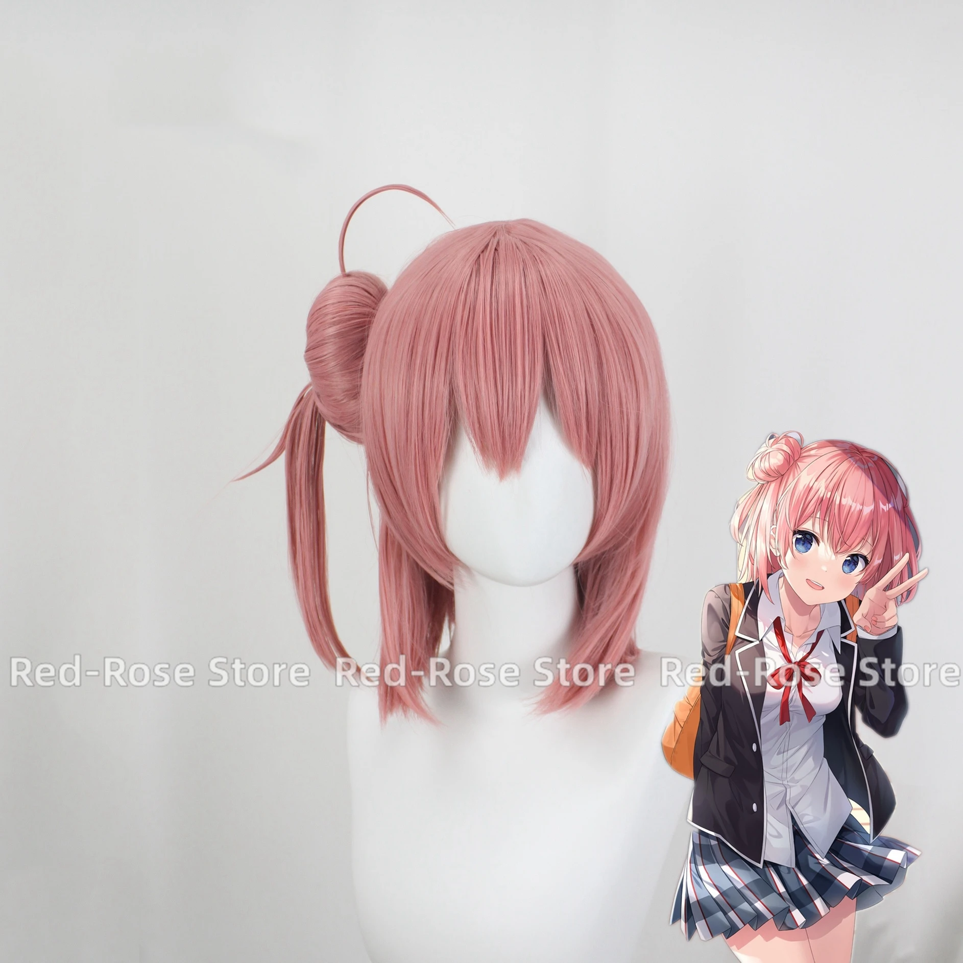 

Anime Yuigahama Yui Wig Halloween Cosplay Costume Accessory Heat Resistant Synthetic Hair