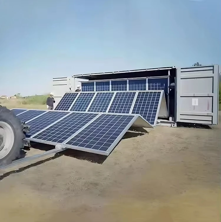 OEM Factory Direct Foldable Solar Energy Container System Low Maintenance Design MPPT Controller for Outdoor Government Projects