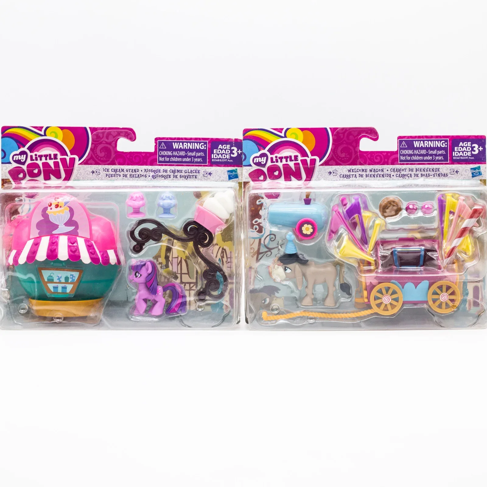 Hasbro-figura de Anime Original My Little Pony, AppleJack Fluttershy Rarity, serie fuera de impresión, modelo de colección, juguete para regalo