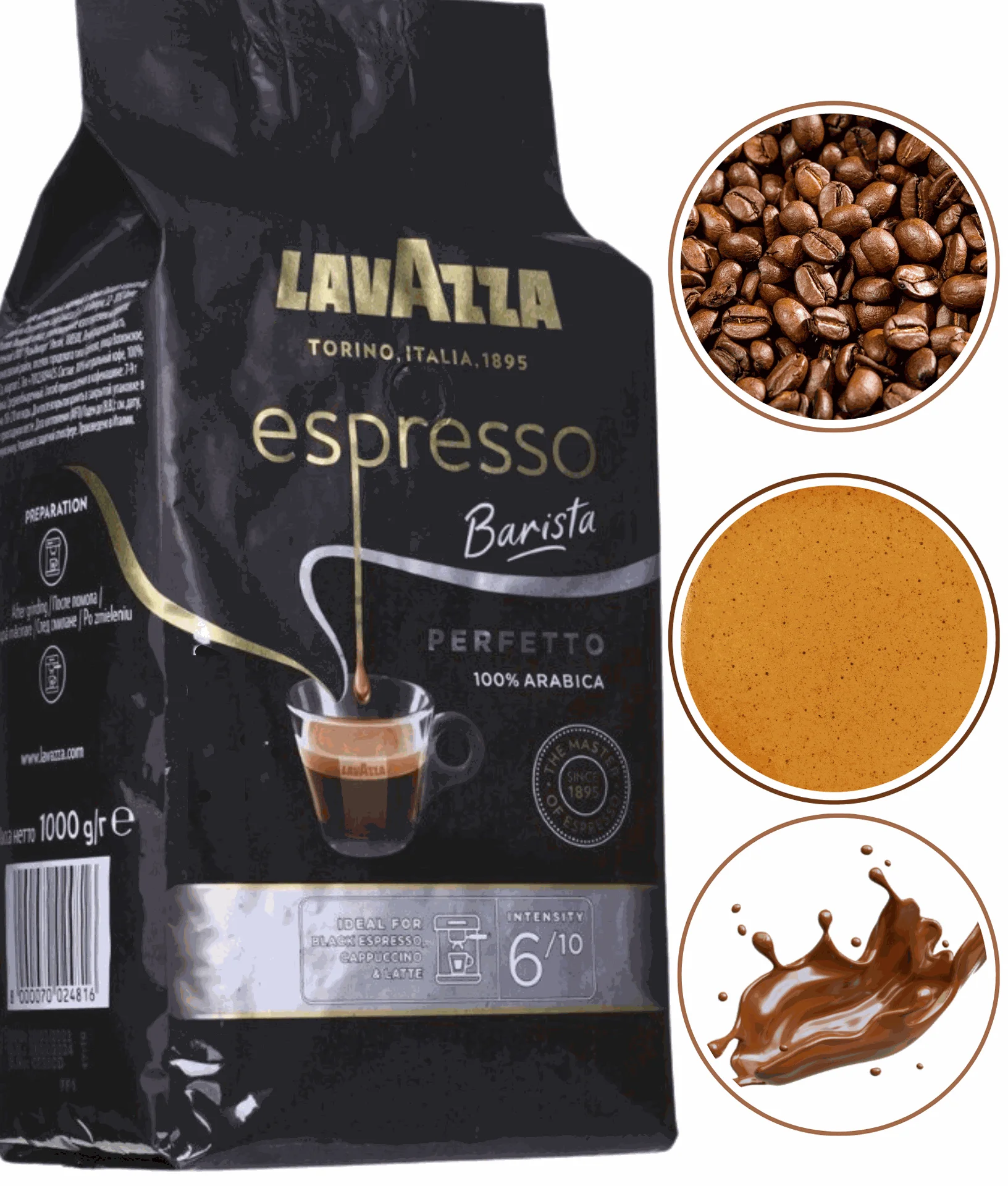 Lavazza Perfetto Espresso kawa ziarnista arabica 1kg