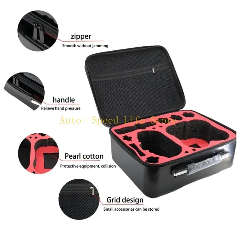 02DA حقيبة سفر واقية صلبة لملحقات الطائرات بدون طيار مع واقيات المروحة