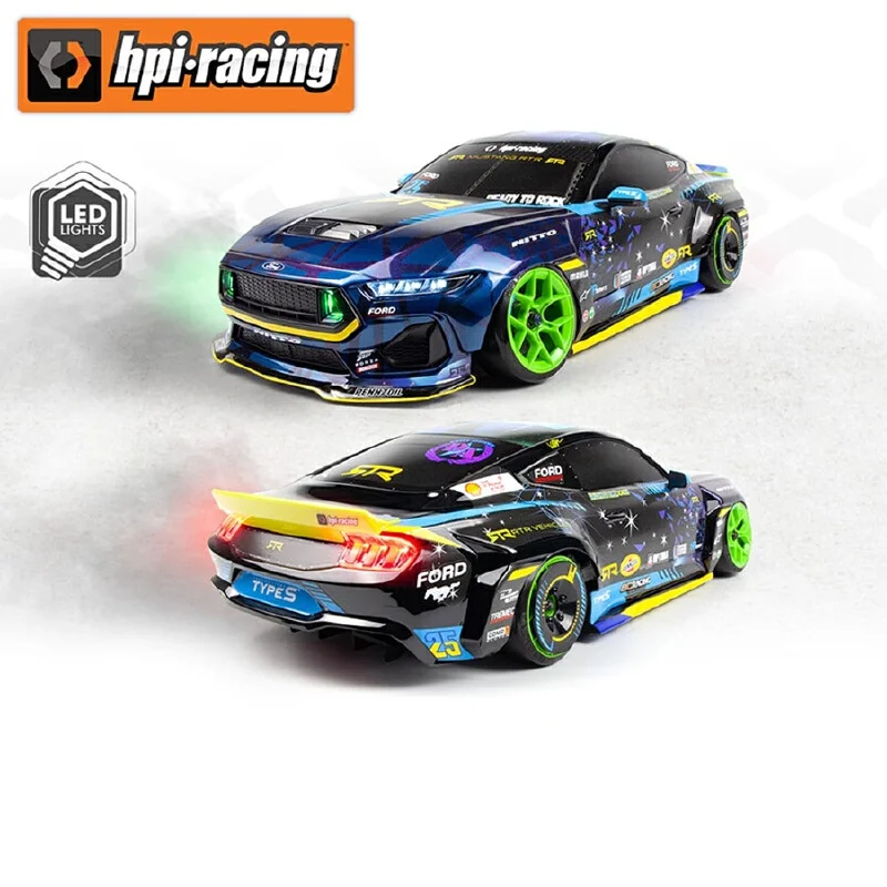 HPI Stage D10 1/10 Simulation Mustang VG Remote Control Electric Drift Car Racing Remote Control Toy