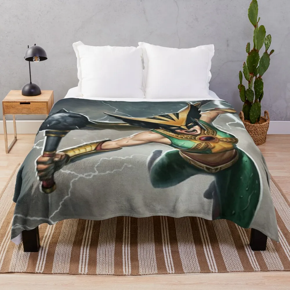 

The Winged Warrior Throw Blanket Luxury Throw Luxury halloween wednesday Blankets