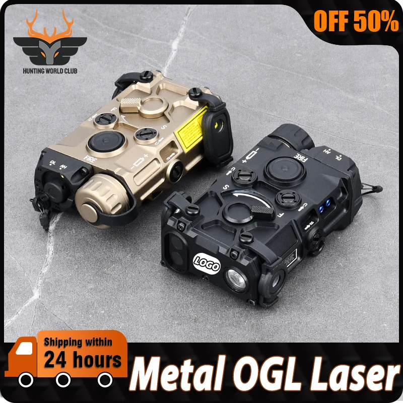 Tactical All Metal OGL IR Red Green Blue Laser White Light Flashlight Strobe Hunting WeaponAirsoft Accessories Fit 20mm Rail