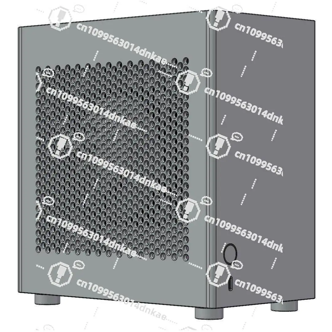 ZS-A4DC/ITX Bkb Half-height Knife Card Chassis V4 4.3L Volume Mini ITX PC Case Support RTX4060 Graphics Card