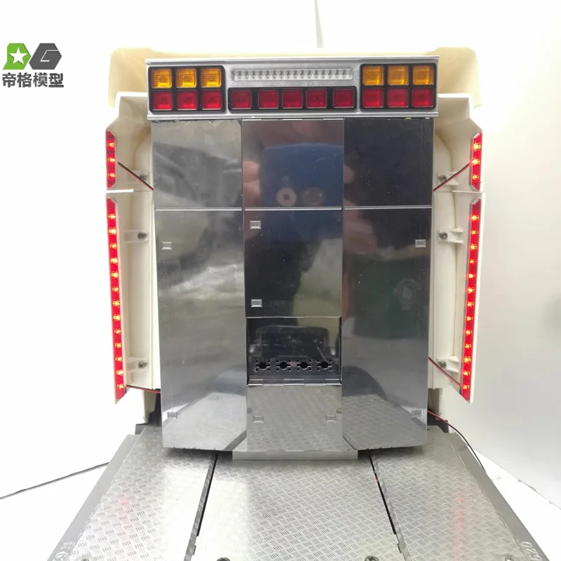 RC 1/14 Equipment Rack with LED Light for Tamiya Hydraulic Excavator Loader Dump Truck for SCANIA MAN VOLVO Tipper DIY Parts