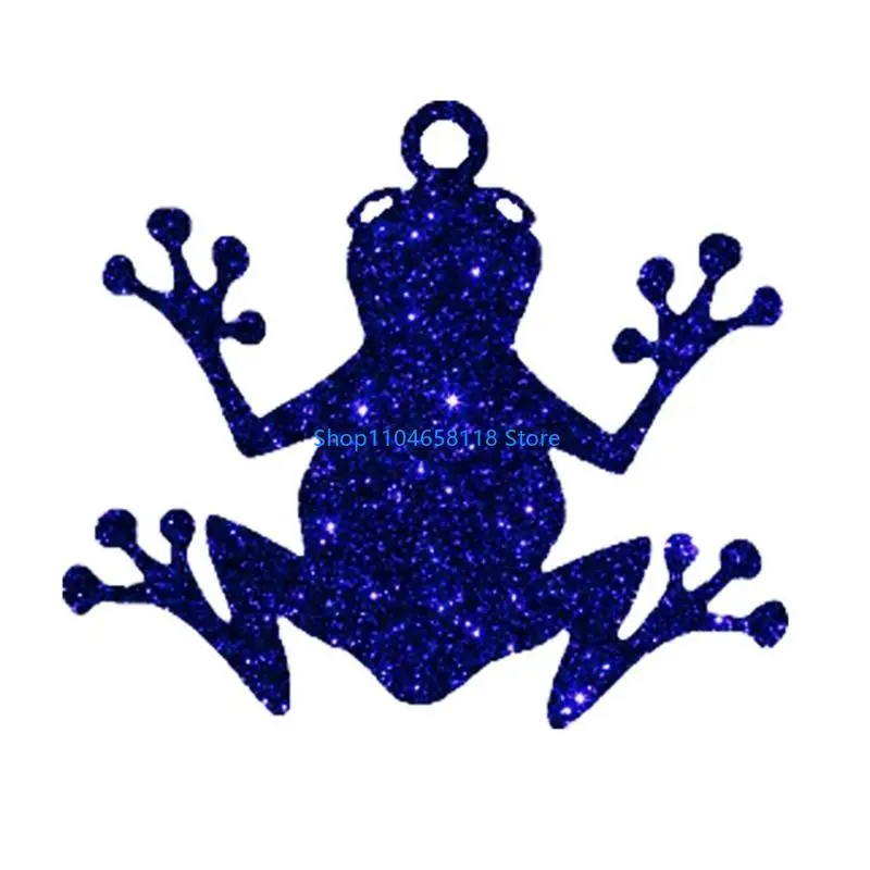 Handmade Glossy for Frog for Key Chain Decor Mold Shiny Cartoon for Frog K
