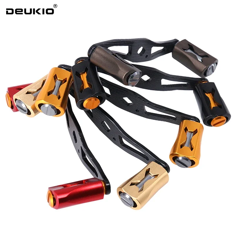 DEUKIO Carbon Fiber Fishing Reel Handle Ultra Light Grip Refit Baitcasting Reel Modification Accessories for S/D/A Brand