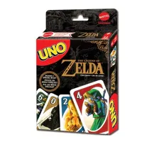 Mattel Games UNO The  Legend of Zelda Card Game for Family Night with Graphics from The Legend of Zelda & Special Rule