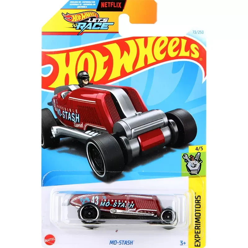 

Оригинальный автомобиль Hot Wheels Let's Race Mo Stash Игрушки для мальчиков масштаб 1/64 Diecst гоночный автомобиль модель из сплава опытные моторы подарок на день рождения