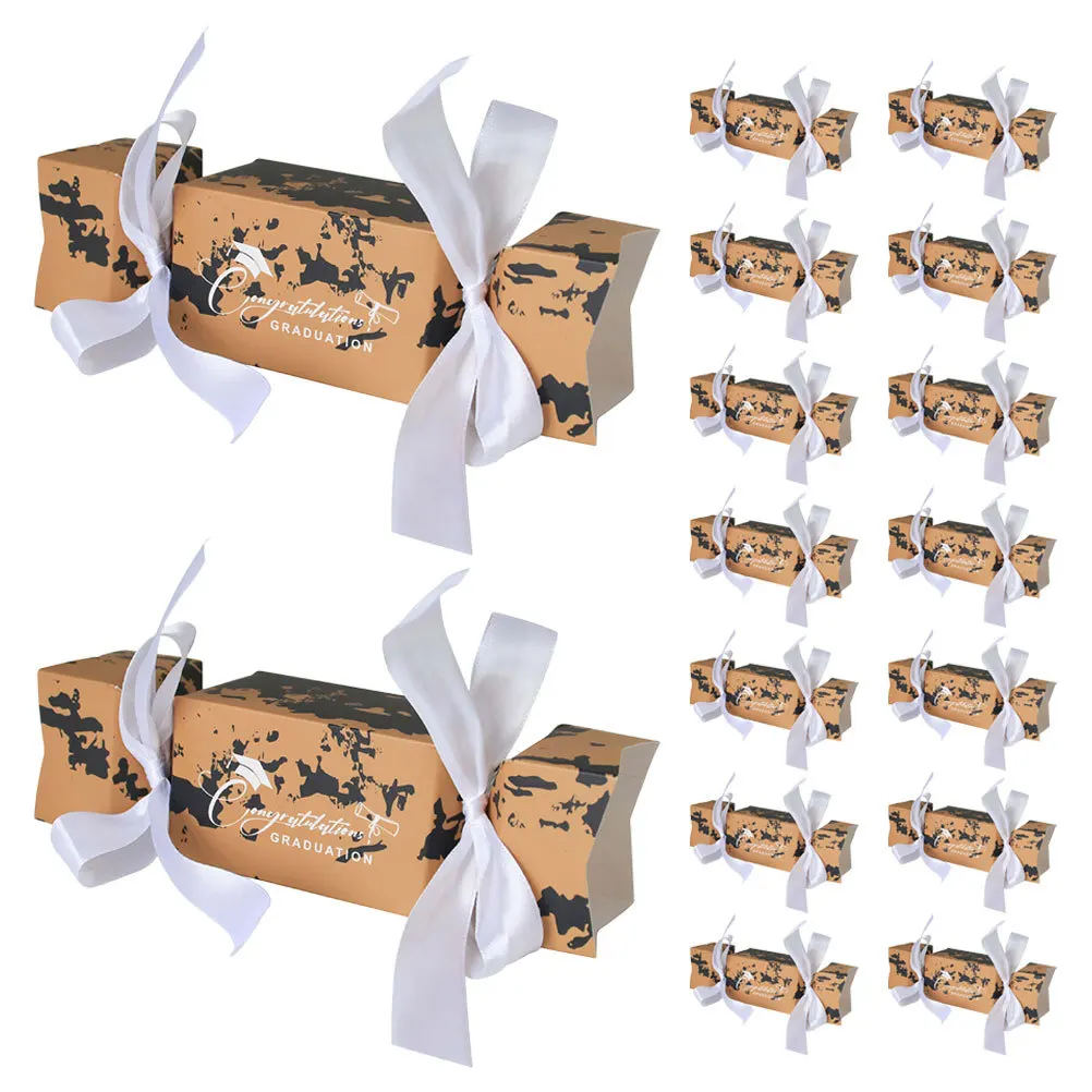 

50Pcs Graduation Candy Box Creative Paper Candy Boxes for Graduation Party Favors Treats Packaging Multi-Function Favor Boxes