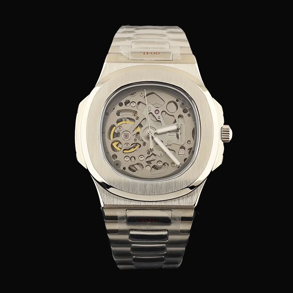 2026 Hot NH70 Watch Men's Watch Hollow out Watch Customized Logo Stainless Steel Automatic Watch NH70 Movement Watch