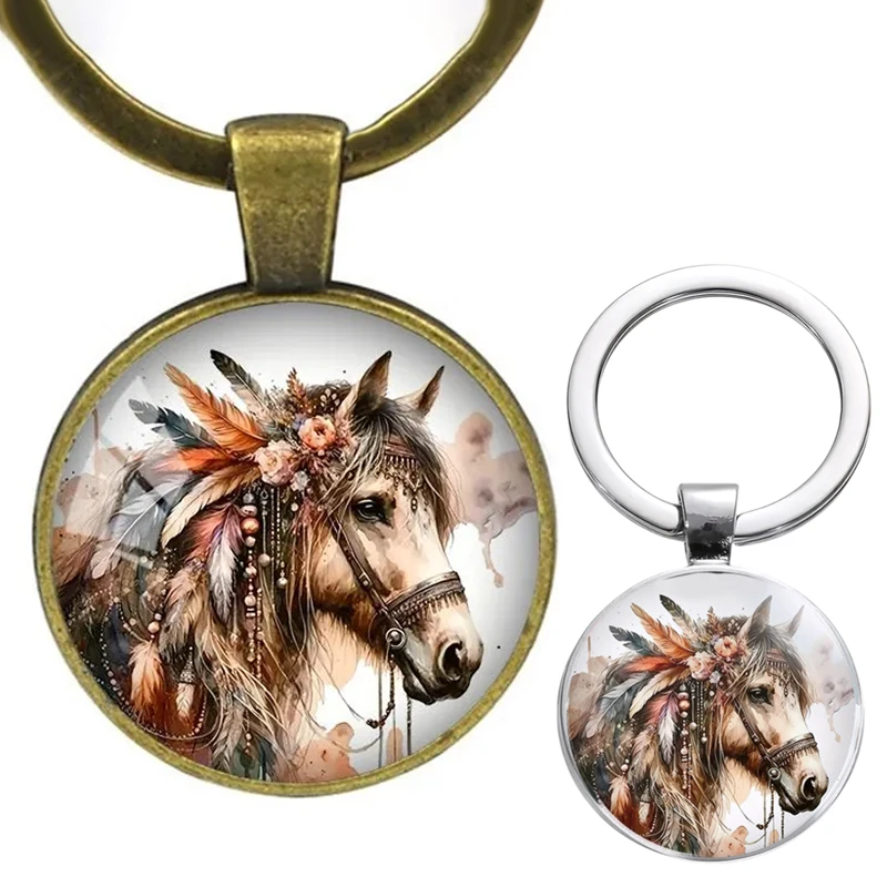 Винтажный-кулон-с-головой-лошади-брелок-для-рюкзака-подвески-украшения-аксессуары-подарки