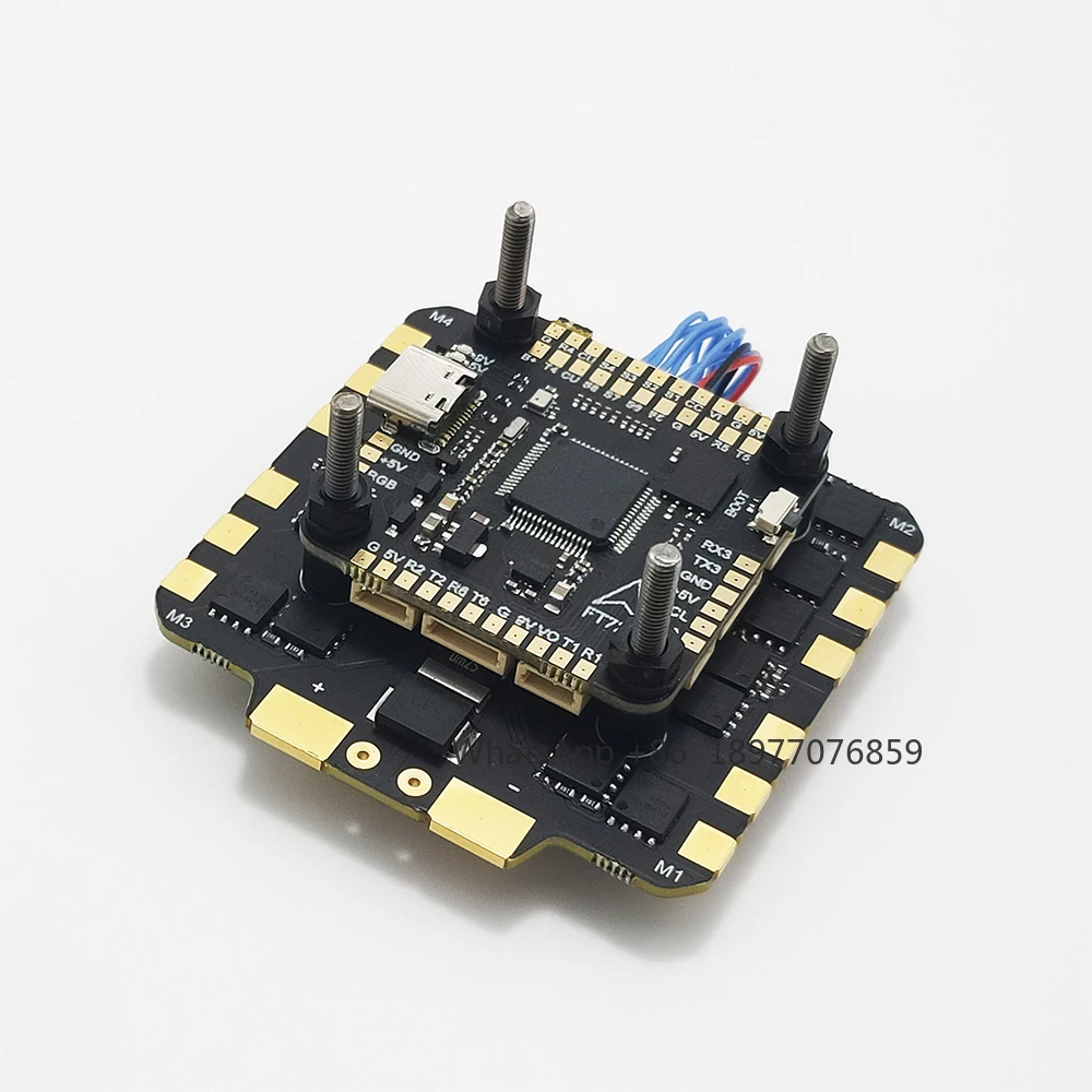 

URC Pulse ECO FT722 80A+F722 STACK For 13inch 15inch FPV 6-8S Input Racing Parts Race S Kits