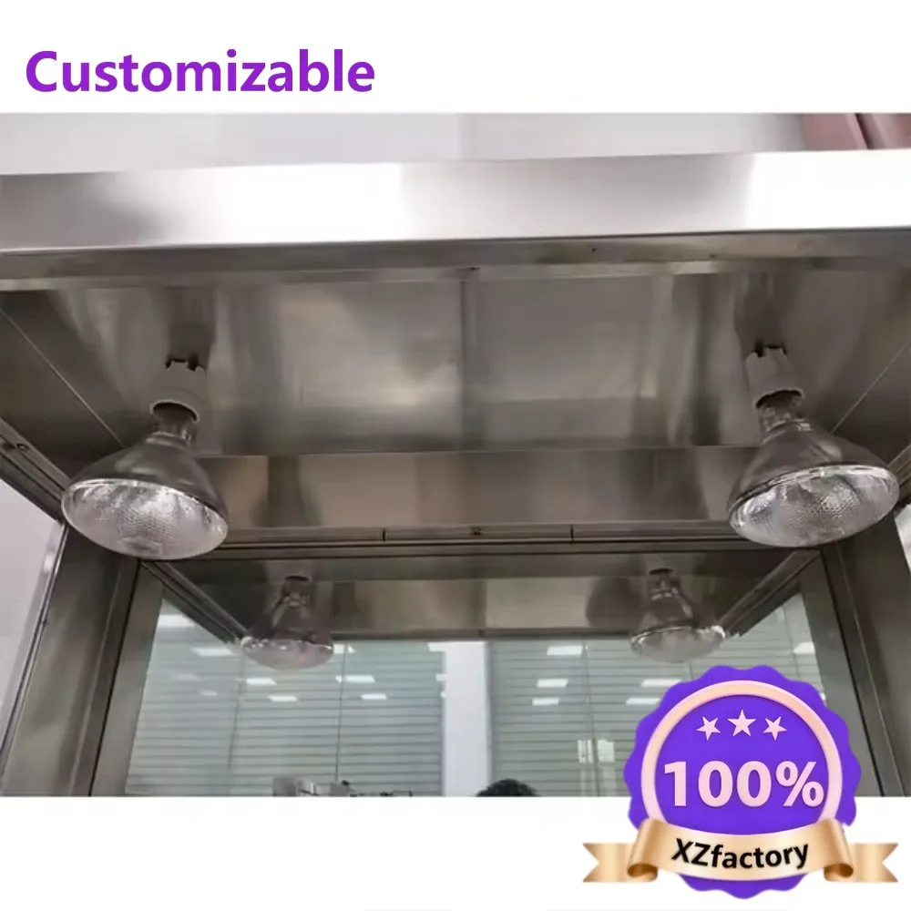 Factory Direct 2026 Top RatedStainless Steel Countertop Chip Heater  Commercial LED Fried Food Warmer, French Fries/Nachos, Fast