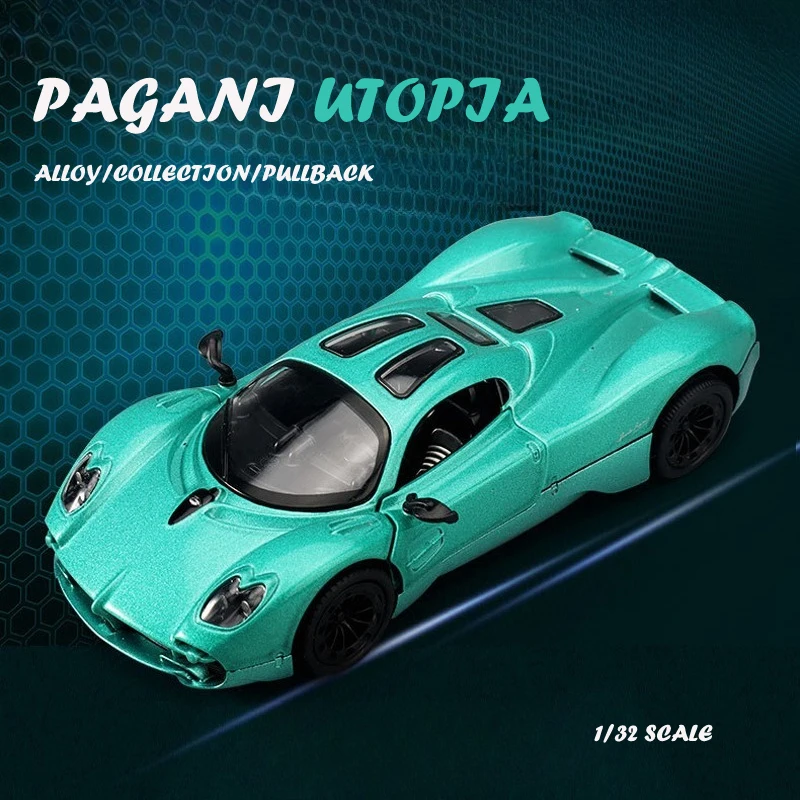 

Моделирование масштаба 1/36 Pagani Utopia супер спортивный автомобиль модель литья под давлением игрушечный автомобиль для детей мальчик подарок на день рождения домашний декор миниатюрный