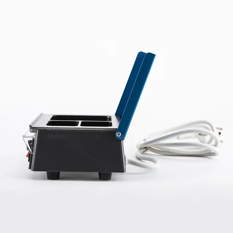 وعاء سخان شمع الأسنان ، معدات البارافين ثلاثية الفتحات ، صاهر تناظري لمختبر الأسنان ، 3 صفوف