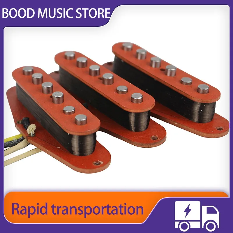 Hand-made Fend Pickups Alnico 5 SSS Single Coil Vintage Pickup for Stra Electric  Guitar Pickup Suit for Vintage 57  Pickup Set