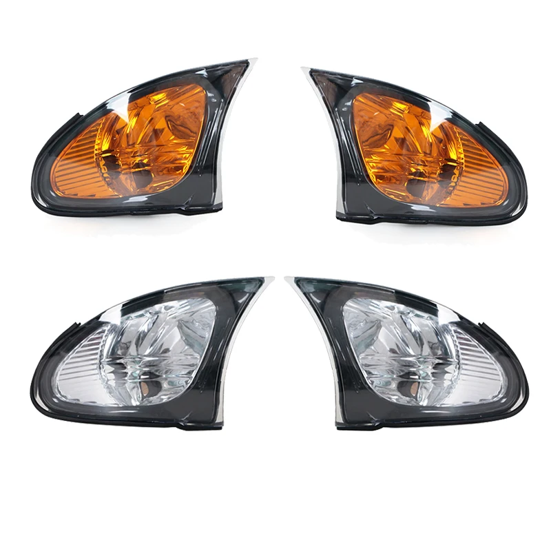 Światło narożne do BMW serii 3 E46 4-drzwiowe 318i 320i 325i 330i 2002-2005, kierunkowskaz, światło pozycyjne, światło parkowania, bez żarówki — 2
