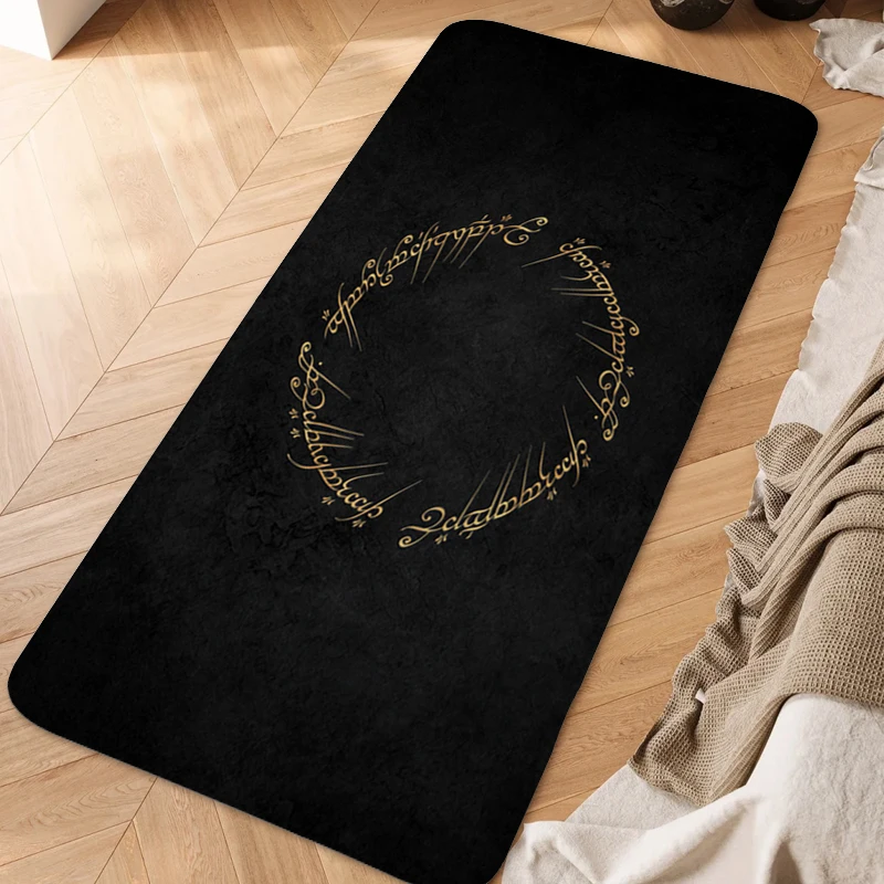 

Anime Custom Rug A-Lord of The Ringss Aesthetic Washable Non-slip Kitchen Mats Useful Things Home Decorations House Entrance Mat