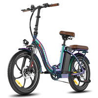 FAFREES F20+Pro Adult Electric Bike 250W Motor Folding Electric Bicycle 36V22.5AH Battery E-bike 20 Inch Fat Tire City Ebike